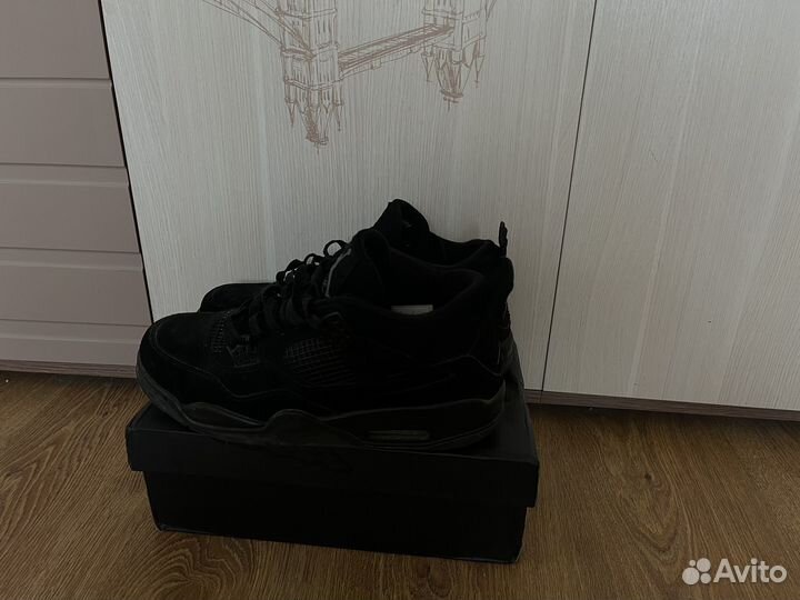 Nike air jordan 4 black cat оригинал