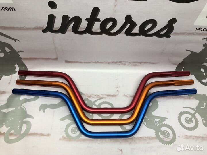 Руль для питбайка алюминиевый 22мм