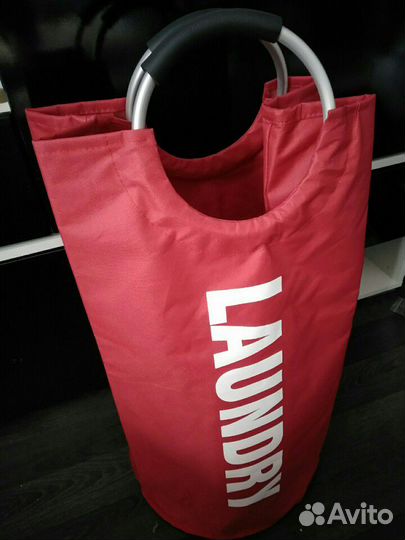 Корзина складная, сумка мешок для хранения белья