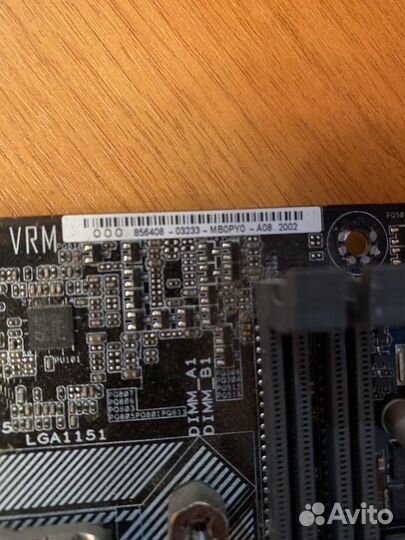 Материнская плата с процессором i3 6100