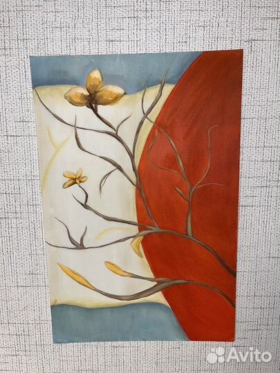 Триптих картина маслом