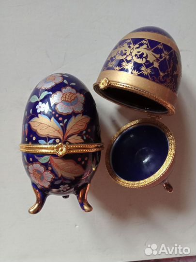Яйцо Фаберже кобальт
