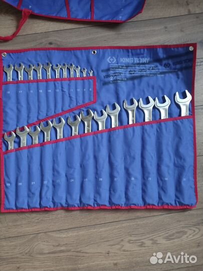 Набор комбинированных удлиненных ключей,king tony
