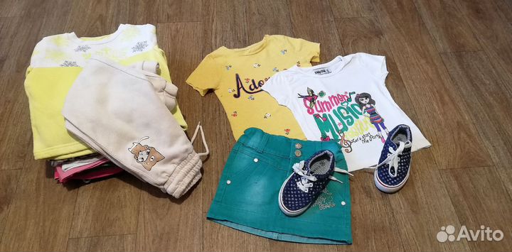 Большой пакет брендовой одежды 2-3 года+обувь 26р