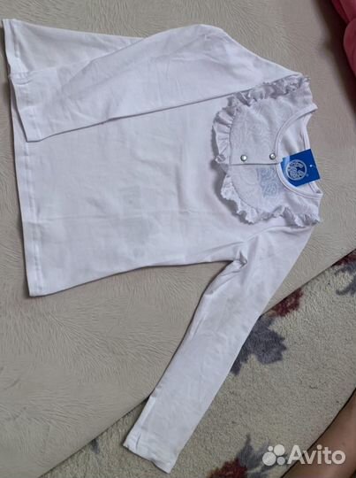 Блузка водолазка на девочку школьная р 116-122