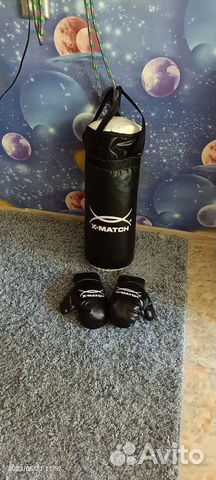 Боксерская груша и перчатки для ребенка 3-7 лет