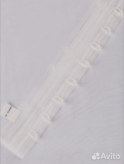 Тюль вуаль готовое изделие,белый оптом