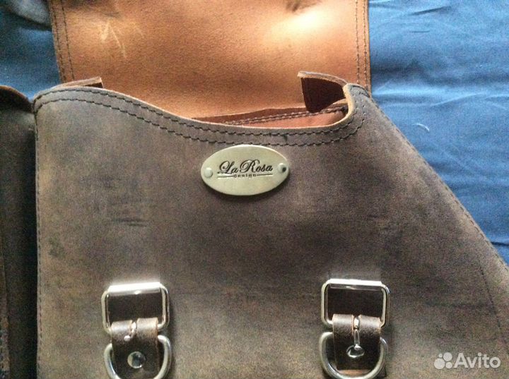 Кофры для мотоцикла, из толстой кожи