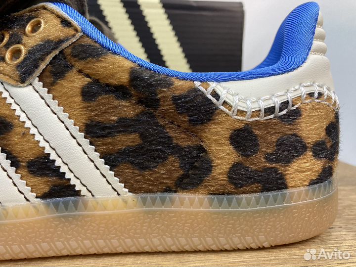 Adidas Samba wales bonner leopard