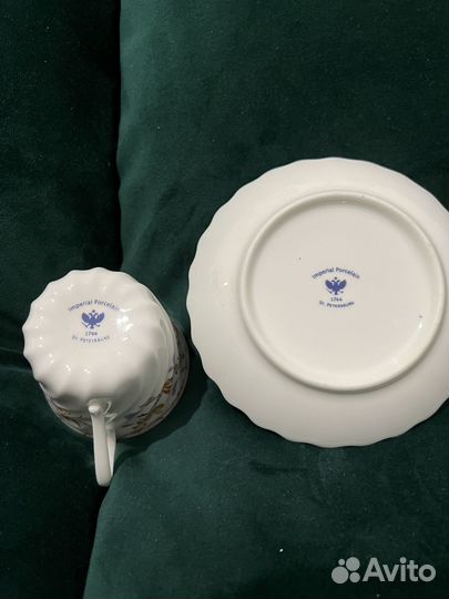 Кофейная пара. Фарфор Imperial Porcelain