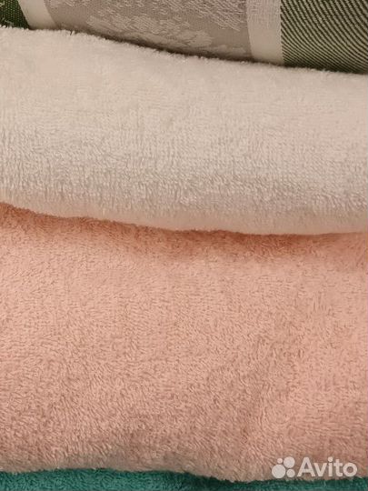 Простынь махровая новая