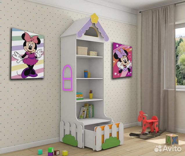 Картины в детскую Мини маус