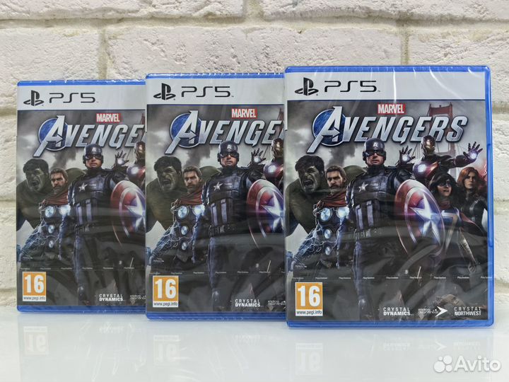 Marvel Avengers PS5 новый диск