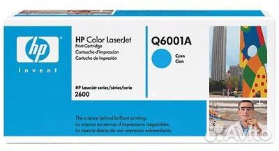 Картридж HP Color LaserJet Q6001A Cyan Print Cartr