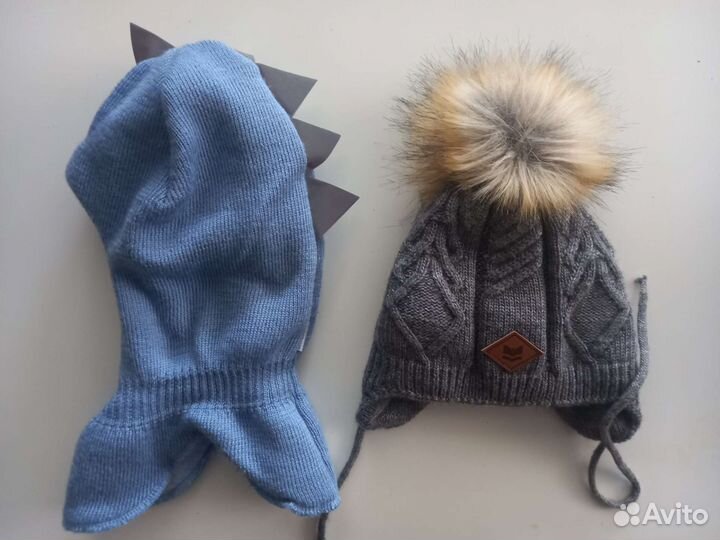 Шапки на мальчика от полугода до 2 лет