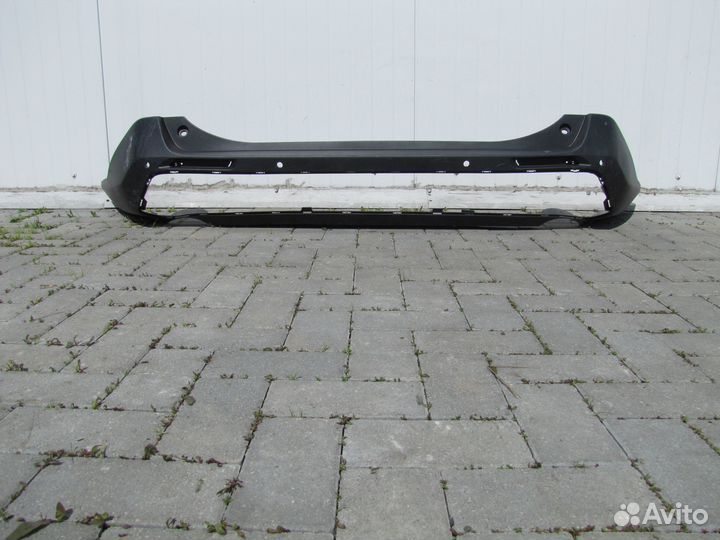 Toyota RAV 4 бампер задний юбка 2019+