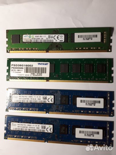 Оперативная память ddr3 2gb,8gb для компьютера