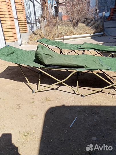 Раскладушка туристическая складная бу