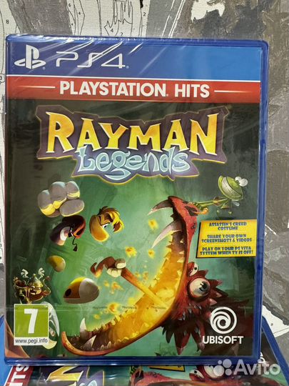 Rayman legends ps4 диск новый