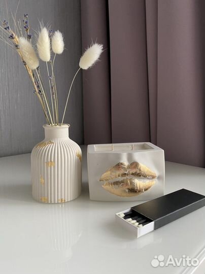 Свечи в кокосе, ракушках и др