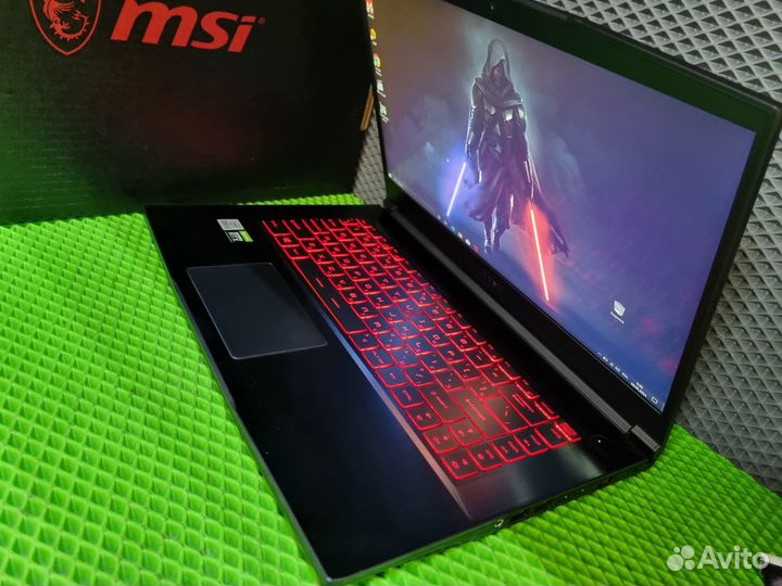 Ноутбук Игровой MSI i5 10200/16Gb/RTX 3060 6Gb