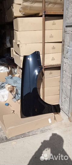 Крыло приора правое цвет черный чёрная пантера