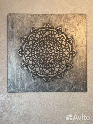 Настенное панно из декоративной штукатурки