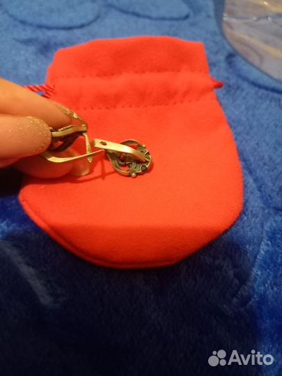 Серьги с малахитом