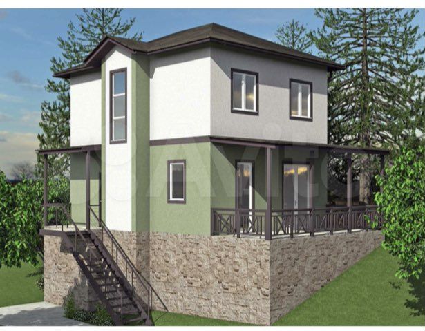 Коттедж 117,1 м² на участке 4,8 сот.