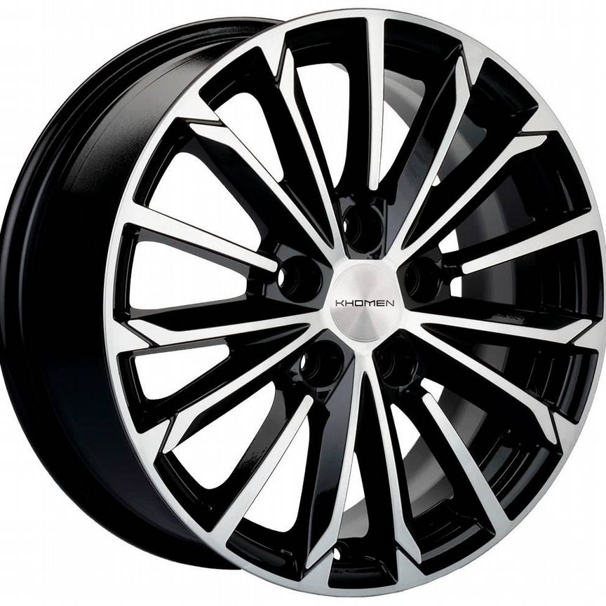 Диски Khomen KHW1611 6.5x16 5x112 ET39.5 D66.6 Black-FP