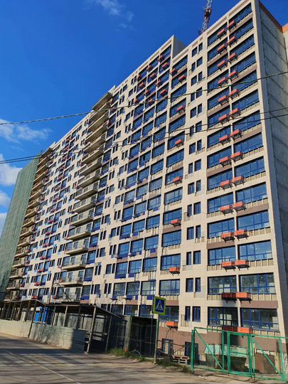 1-к. квартира, 54 м², 3/17 эт.