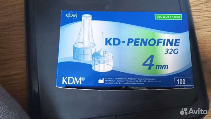 Иглы для шприц ручек 4 мм