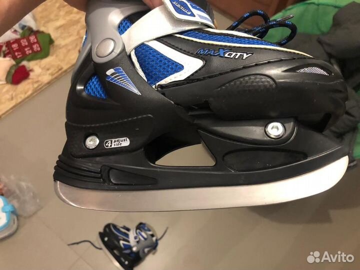Коньки детские раздвижные 30 33