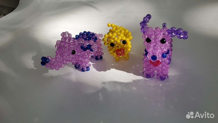 Фигурки животных слон, собака, поросенок