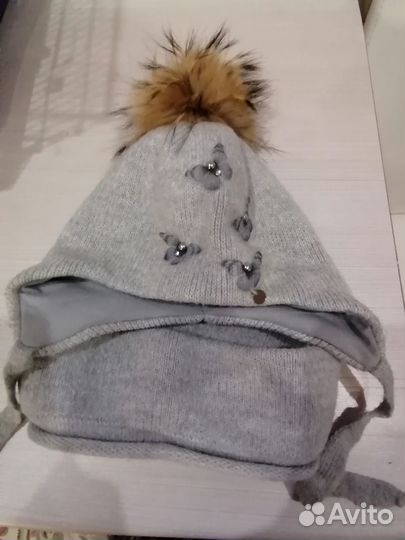 Шапка зимняя+снуд