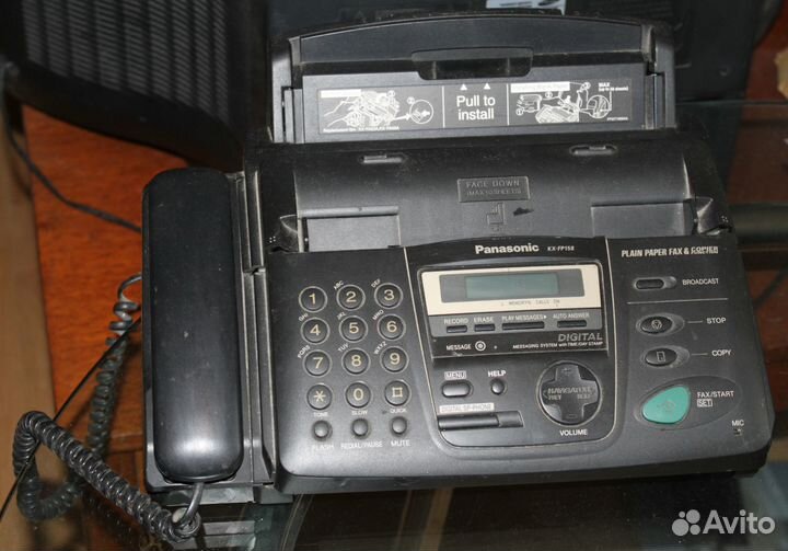 Телефон-факс Panasonic KX-FP158
