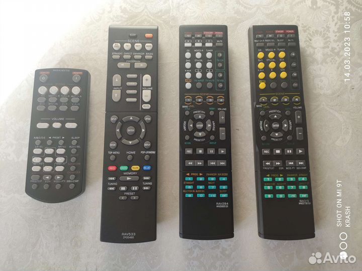 Пульт Yamaha. Sony. Panasonic