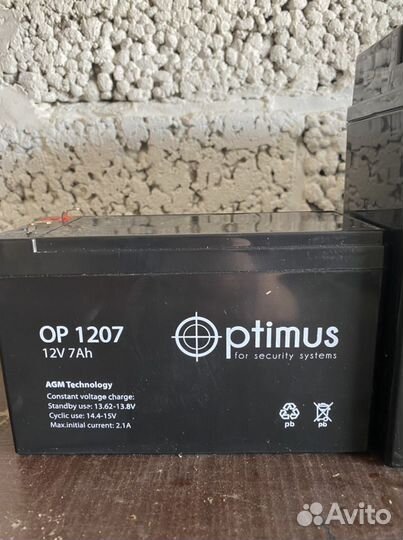 Аккумулятор 12V7Ah