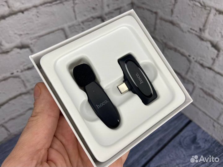 Беспроводной микрофон петличка Type-C