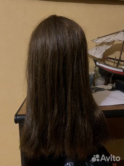 Голова манекен натуральные волосы