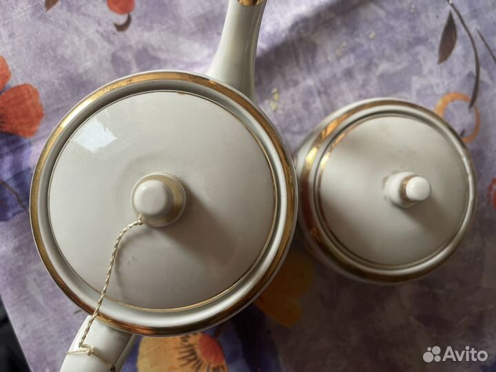 Заварочный чайник и сахарница кузяево 1967г