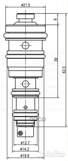 Клапан регулирующий компрессора lccv0502 luzar