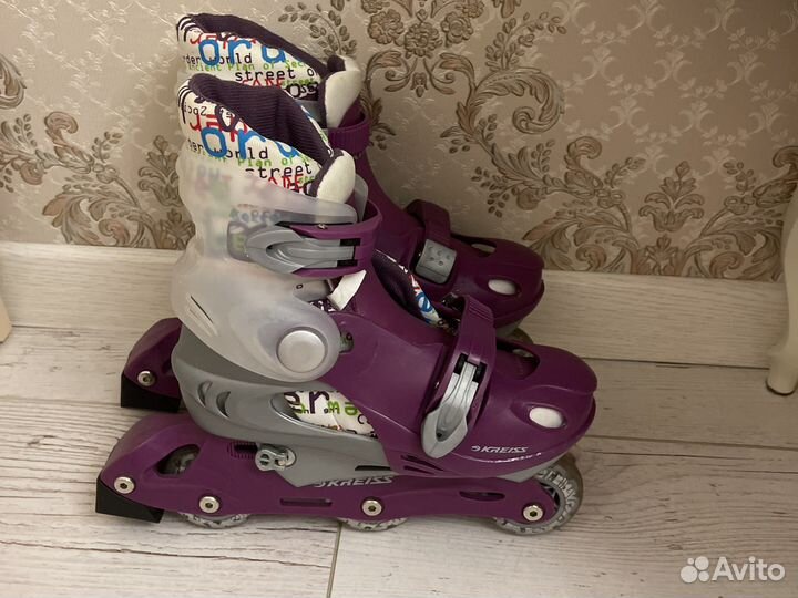 Роликовые коньки р.30-33
