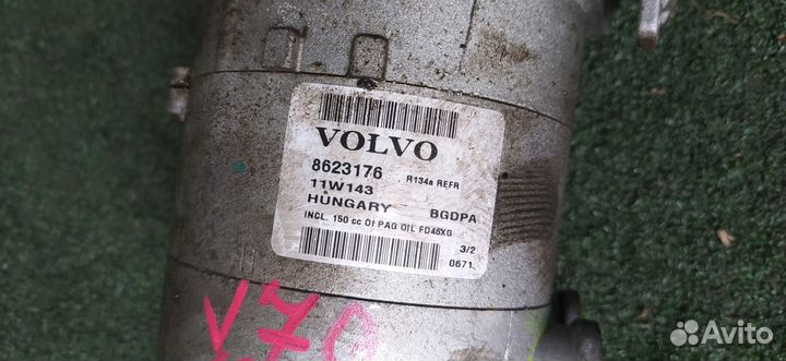 Компрессор кондиционера Volvo V70 B4204T7 2011