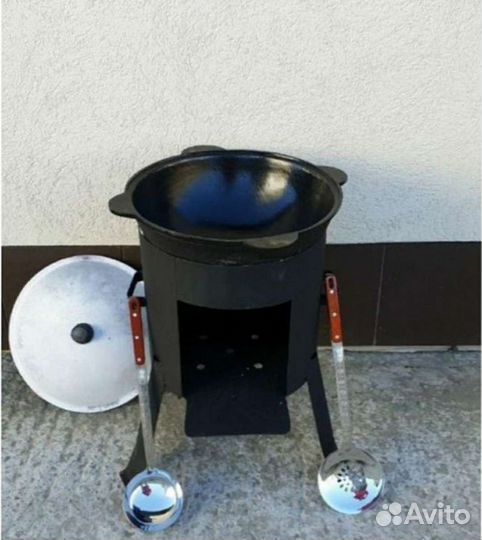 Казан чугунный узбекский