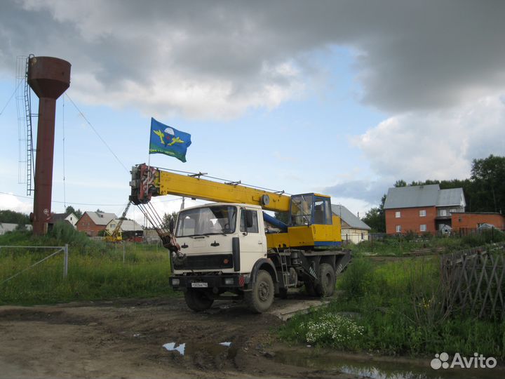 Аренда и услуги автокрана, 14 т, 14 м, с гуськом 7.5 м