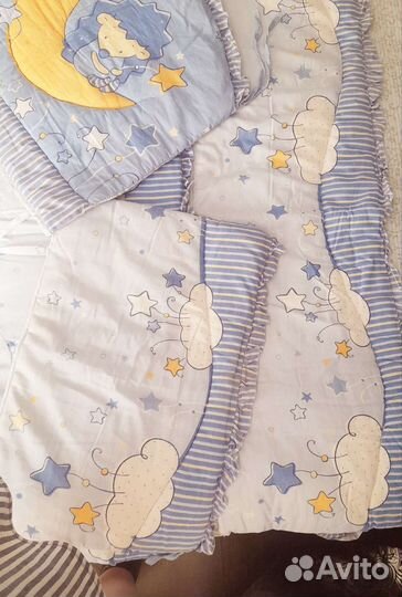 Бортики в детскую кроватку бу