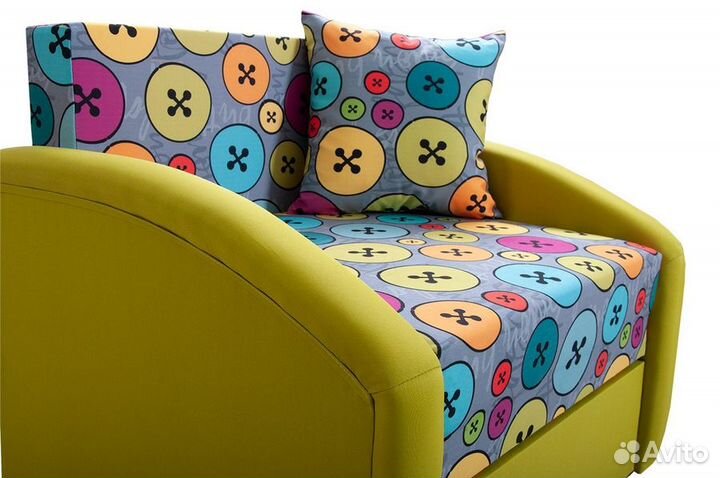 Диван Даня-750 Пуговки раскладной