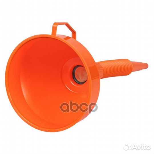 Воронка D-160 мм гибкий носик 360 мм латунна