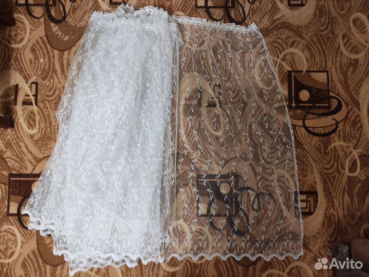 Тюль короткий